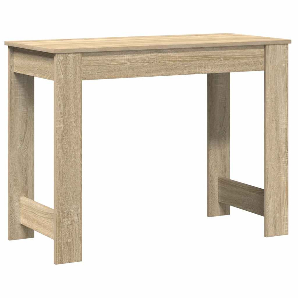 Produktbild för Skrivbord sonoma-ek 100x45x75 cm konstruerat trä