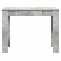 Produktbild för Skrivbord betonggrå 100x45x75 cm konstruerat trä