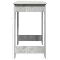Produktbild för Skrivbord betonggrå 100x45x75 cm konstruerat trä