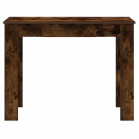 Produktbild för Skrivbord rökfärgad ek 100x45x75 cm konstruerat trä