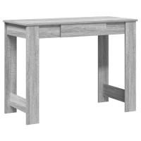 Produktbild för Skrivbord grå sonoma 100x45x75 cm konstruerat trä
