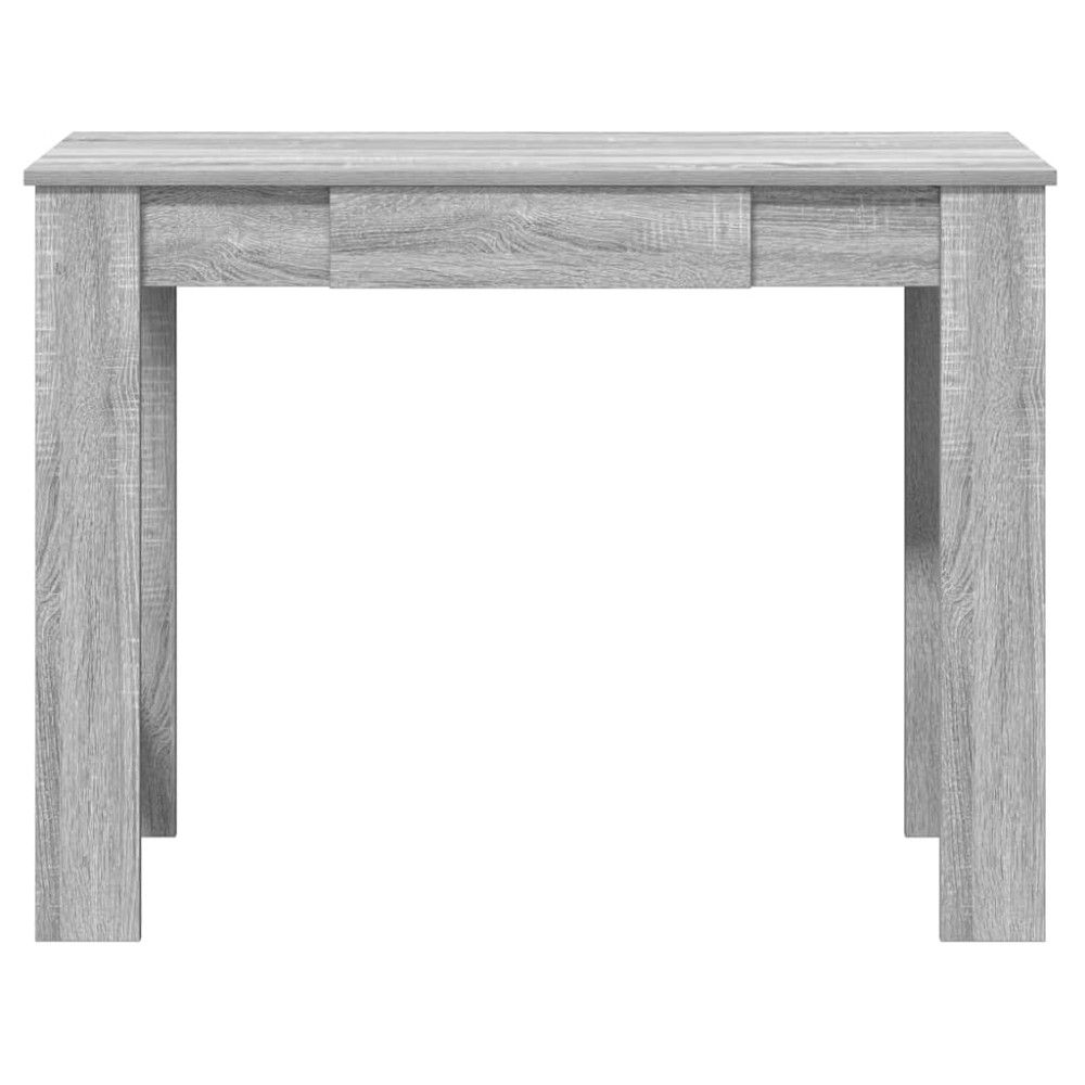 Produktbild för Skrivbord grå sonoma 100x45x75 cm konstruerat trä