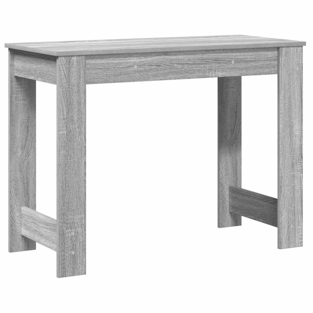 Produktbild för Skrivbord grå sonoma 100x45x75 cm konstruerat trä
