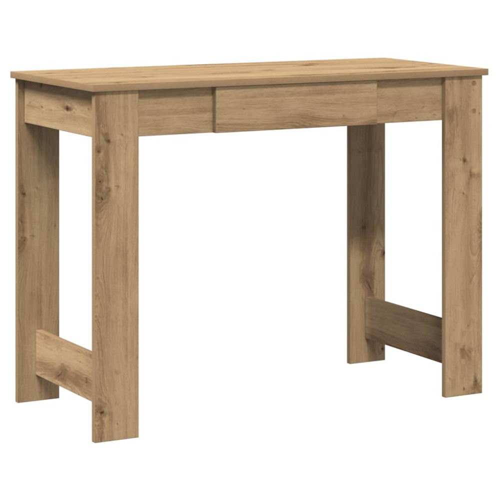 Produktbild för Skrivbord artisan ek 100x45x75 cm konstruerat trä