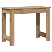 Produktbild för Skrivbord artisan ek 100x45x75 cm konstruerat trä