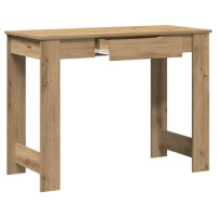 Produktbild för Skrivbord artisan ek 100x45x75 cm konstruerat trä