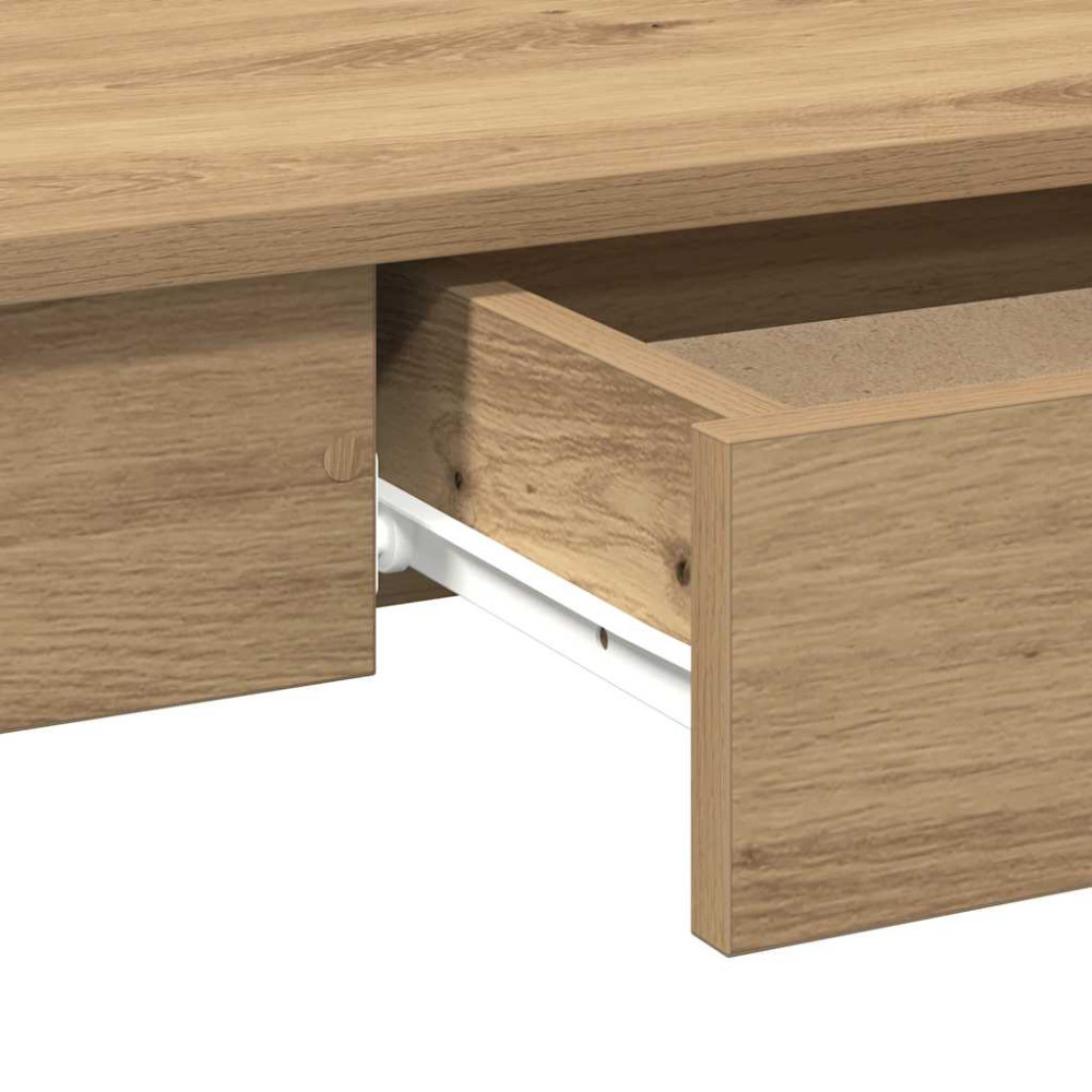 Produktbild för Skrivbord artisan ek 100x45x75 cm konstruerat trä