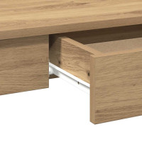 Produktbild för Skrivbord artisan ek 100x45x75 cm konstruerat trä