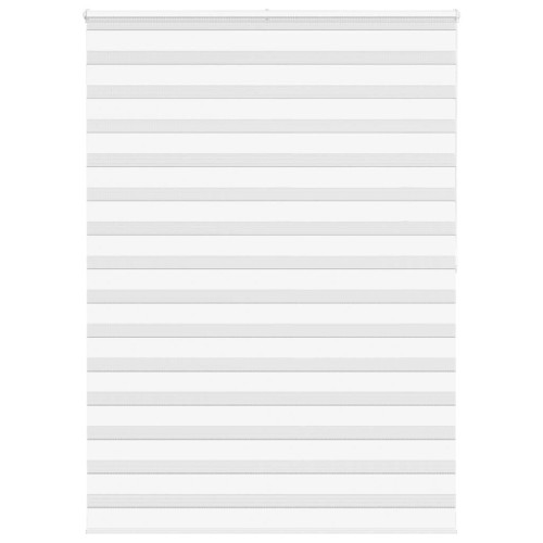 vidaXL Rullgardin zebra vit 165x200 cm tyg bredd 160,9 cm polyester