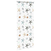 Produktbild för Rullgardin för dusch 90x240 cm tyg bredd 86 cm