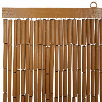 Produktbild för Insektsdörrgardin palmtryck 90x220 cm bambu