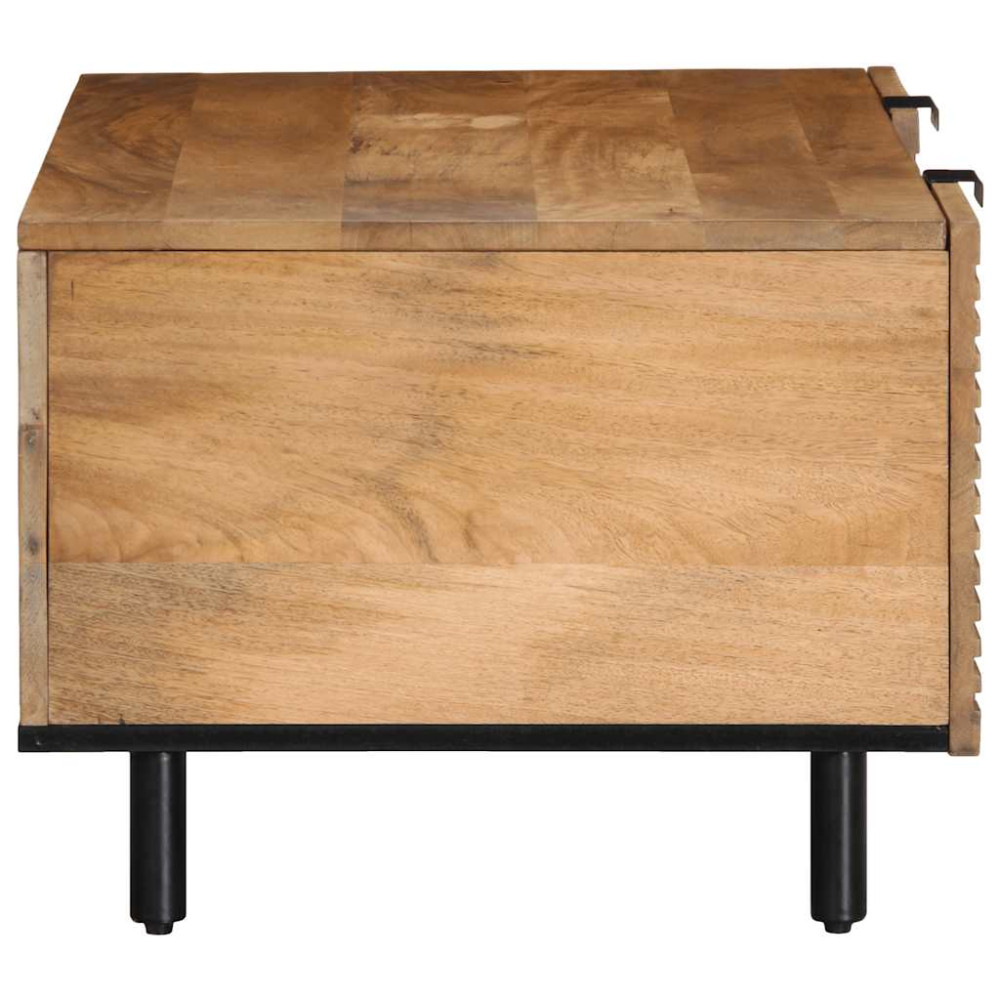 Produktbild för Soffbord brun 100x54x40 cm mango i massivt trä