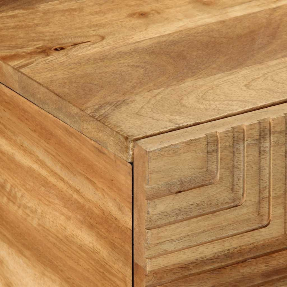 Produktbild för Soffbord brun 100x54x40 cm mango i massivt trä