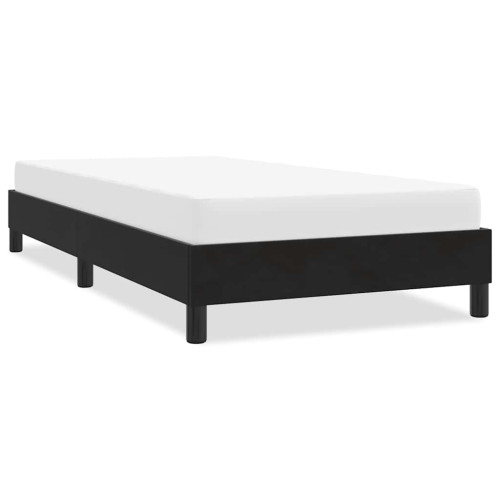 vidaXL Sängram utan madrass svart 90x210 cm sammet - Sängar & Sängramar