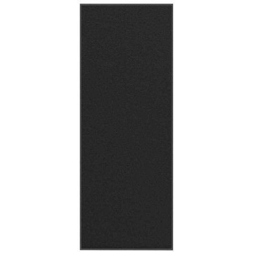 vidaXL Dörrmatta svart 115x300 cm