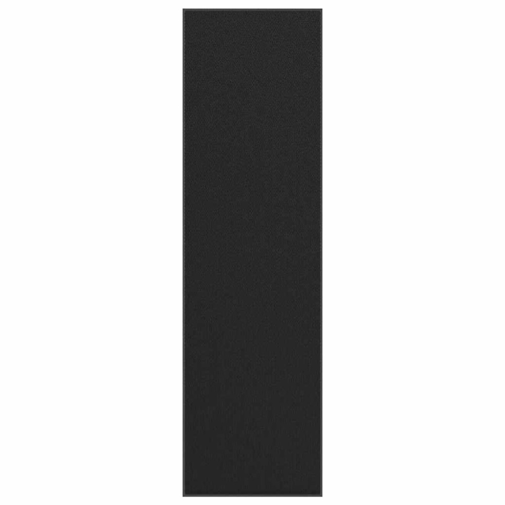 Produktbild för Dörrmatta svart 115x400 cm