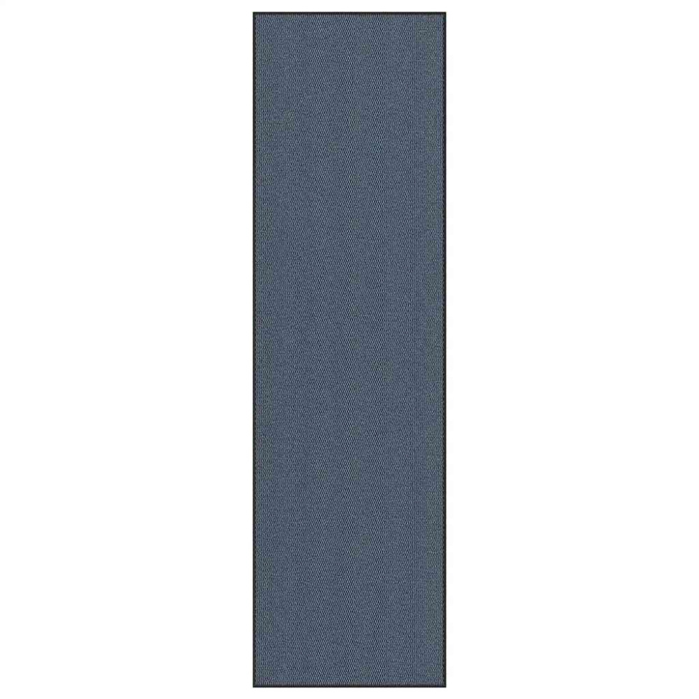 Produktbild för Dörrmatta blå 115x400 cm