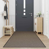 Produktbild för Dörrmatta brun 115x500 cm