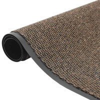 Produktbild för Dörrmatta brun 115x500 cm