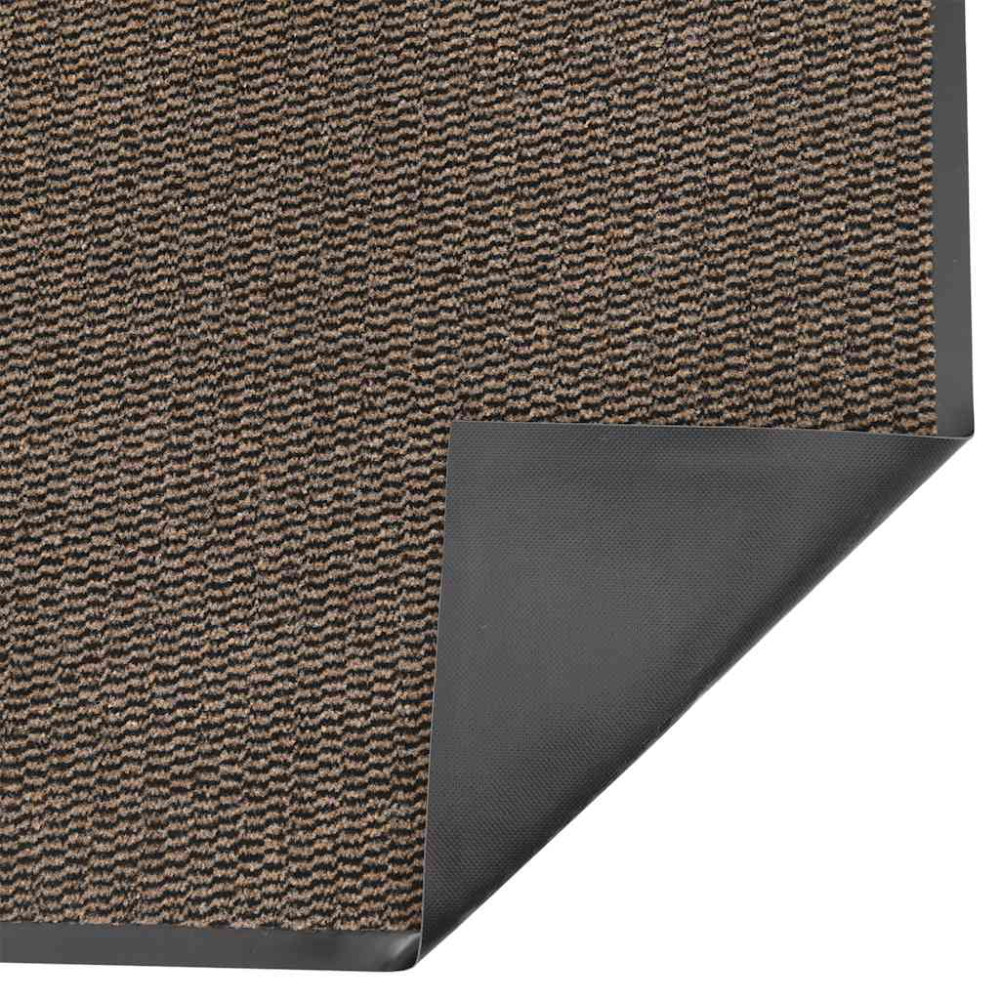 Produktbild för Dörrmatta brun 115x500 cm