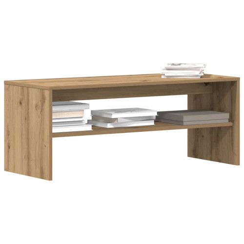 vidaXL Tv-bänk artisan ek 100x40x40 cm konstruerat trä
