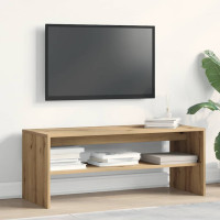 Produktbild för Tv-bänk artisan ek 100x40x40 cm konstruerat trä