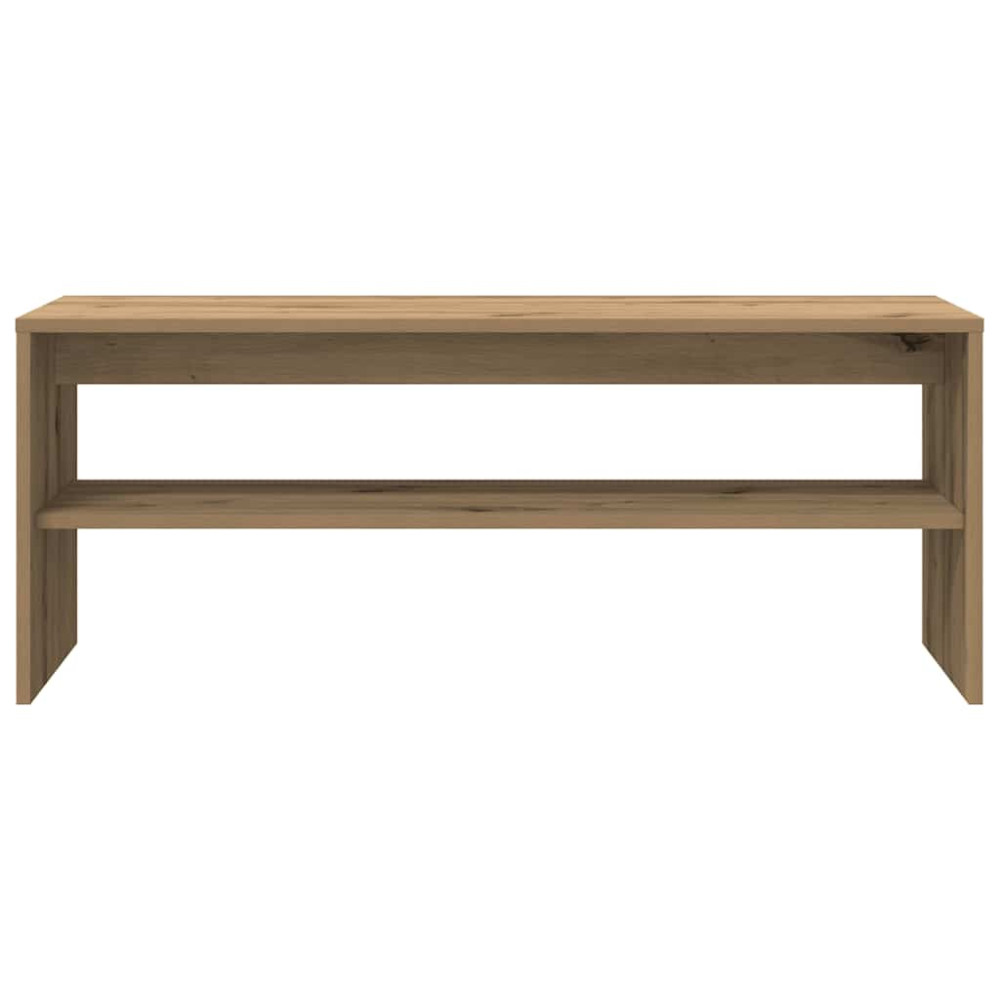 Produktbild för Tv-bänk artisan ek 100x40x40 cm konstruerat trä