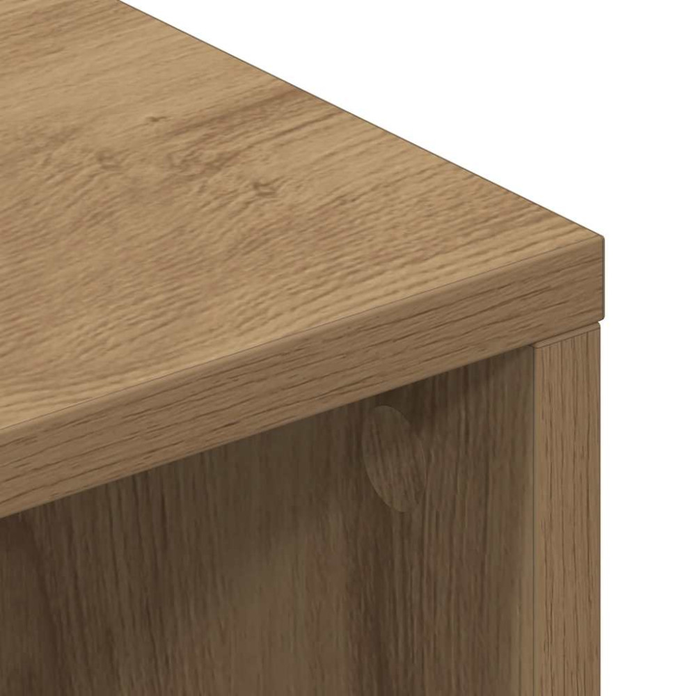 Produktbild för Tv-bänk artisan ek 100x40x40 cm konstruerat trä