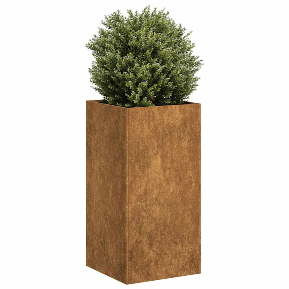 Produktbild för Planteringskärl rostig 40x40x80 cm väderbeständigt stål