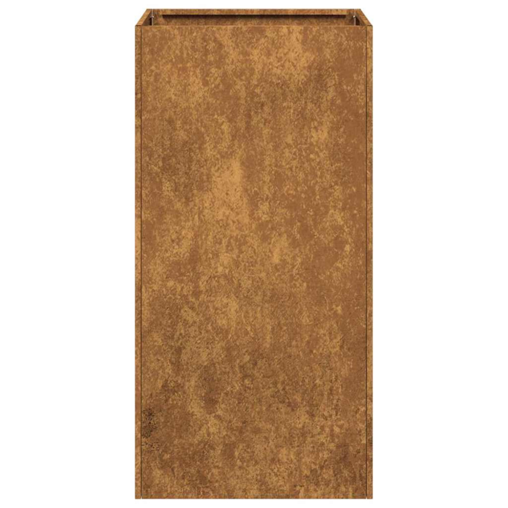 Produktbild för Planteringskärl rostig 40x40x80 cm väderbeständigt stål