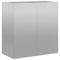 Produktbild för Planteringskärl 80x40x80 cm galvaniserat stål