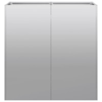 Produktbild för Planteringskärl 80x40x80 cm galvaniserat stål