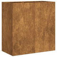 Produktbild för Planteringskärl rostig 80x40x80 cm väderbeständigt stål