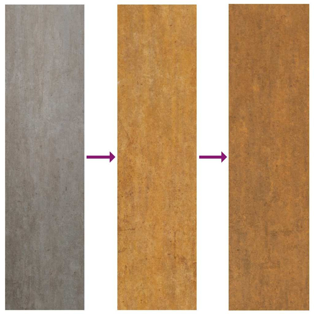 Produktbild för Planteringskärl rostig 80x40x80 cm väderbeständigt stål