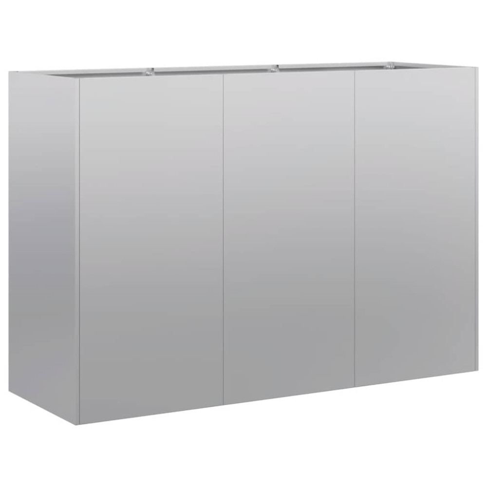 Produktbild för Planteringskärl 120x40x80 cm galvaniserat stål