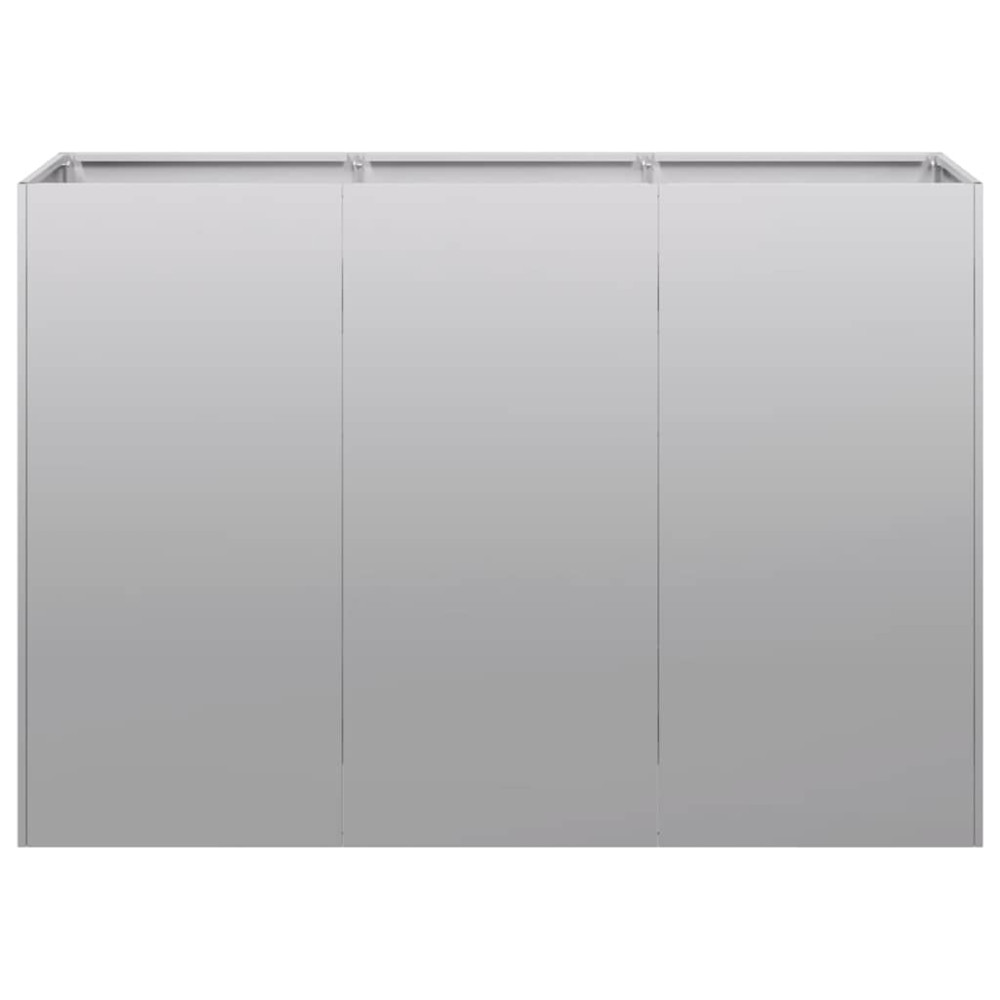 Produktbild för Planteringskärl 120x40x80 cm galvaniserat stål