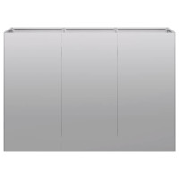 Produktbild för Planteringskärl 120x40x80 cm galvaniserat stål