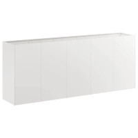 Produktbild för Planteringskärl 200x40x80 cm rostfritt stål