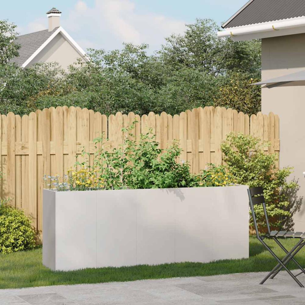 Produktbild för Planteringskärl 200x40x80 cm rostfritt stål