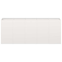 Produktbild för Planteringskärl 200x40x80 cm rostfritt stål