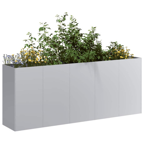 vidaXL Planteringskärl 200x40x80 cm galvaniserat stål