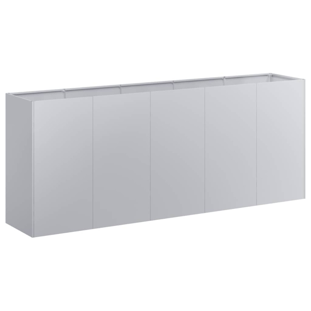 Produktbild för Planteringskärl 200x40x80 cm galvaniserat stål
