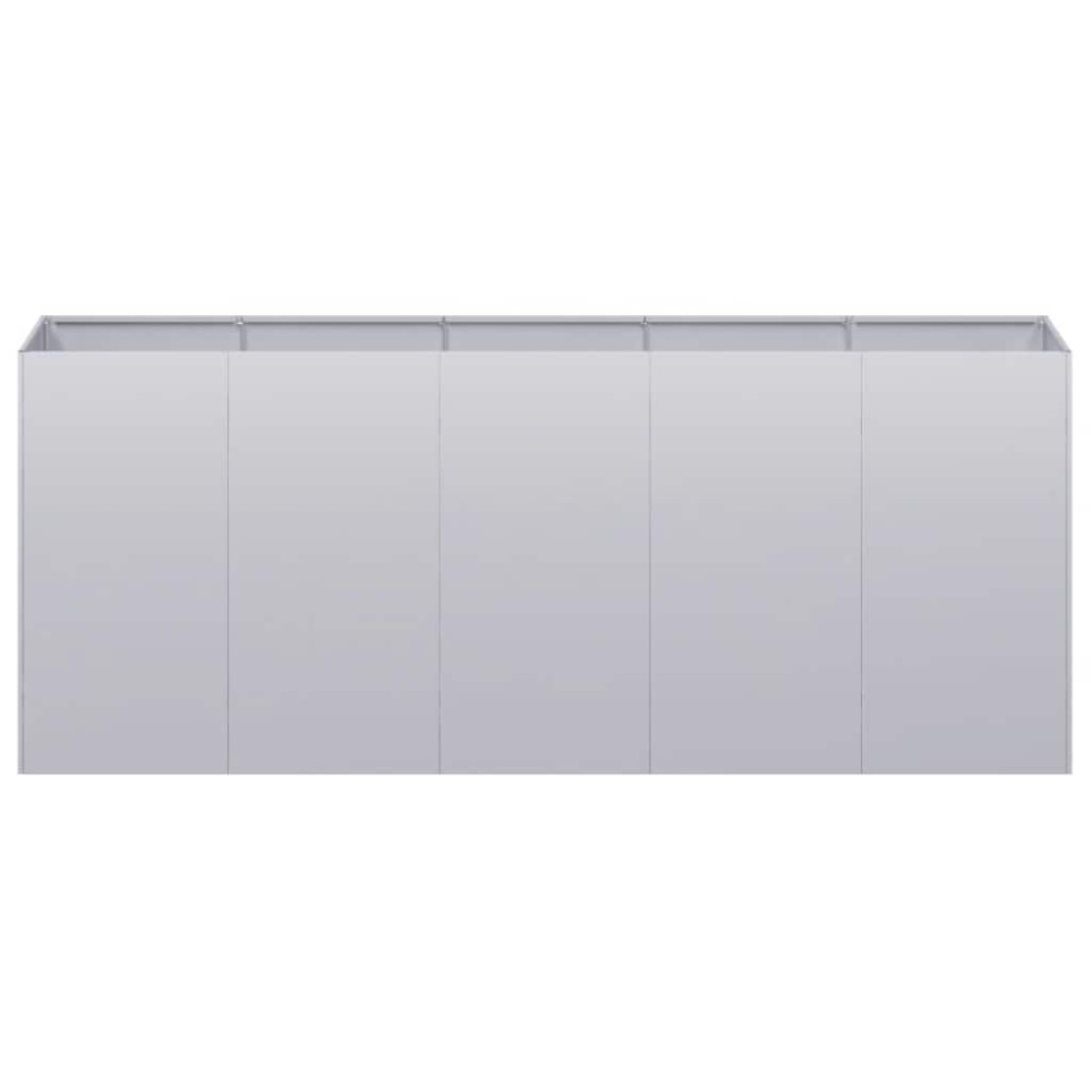 Produktbild för Planteringskärl 200x40x80 cm galvaniserat stål