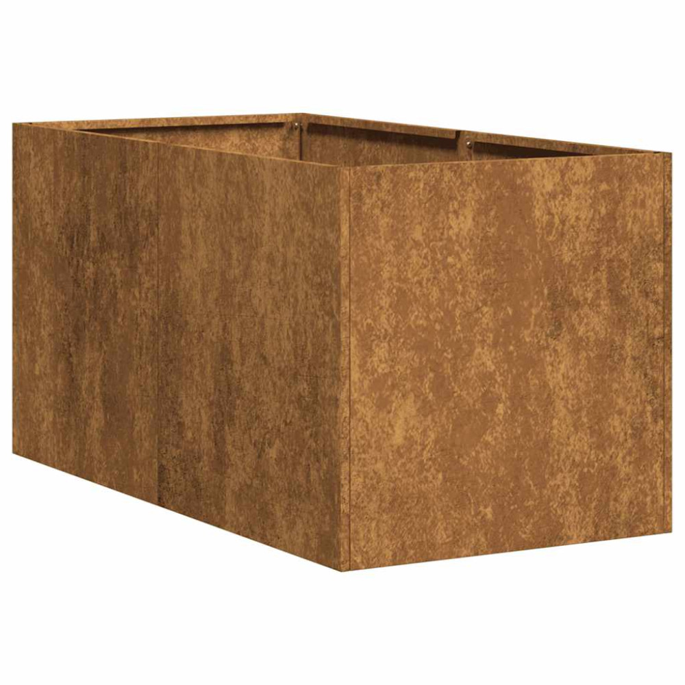 Produktbild för Planteringskärl rostig 40x80x40 cm väderbeständigt stål