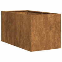 Produktbild för Planteringskärl rostig 40x80x40 cm väderbeständigt stål