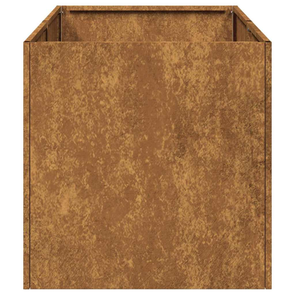 Produktbild för Planteringskärl rostig 40x80x40 cm väderbeständigt stål