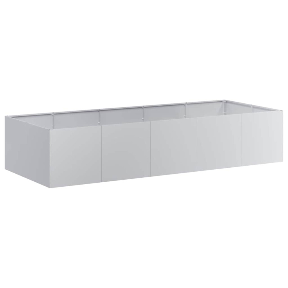 Produktbild för Planteringskärl 200x80x40 cm galvaniserat stål