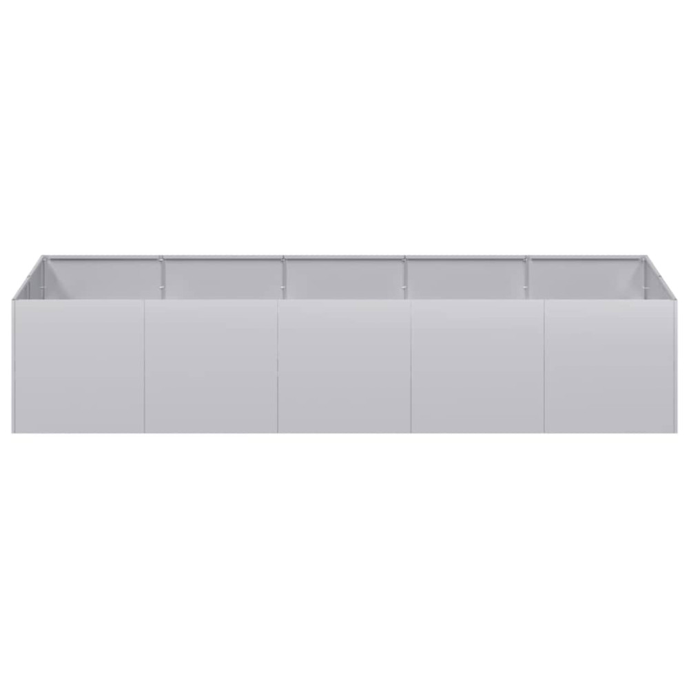 Produktbild för Planteringskärl 200x80x40 cm galvaniserat stål
