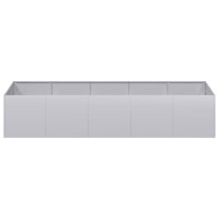 Produktbild för Planteringskärl 200x80x40 cm galvaniserat stål
