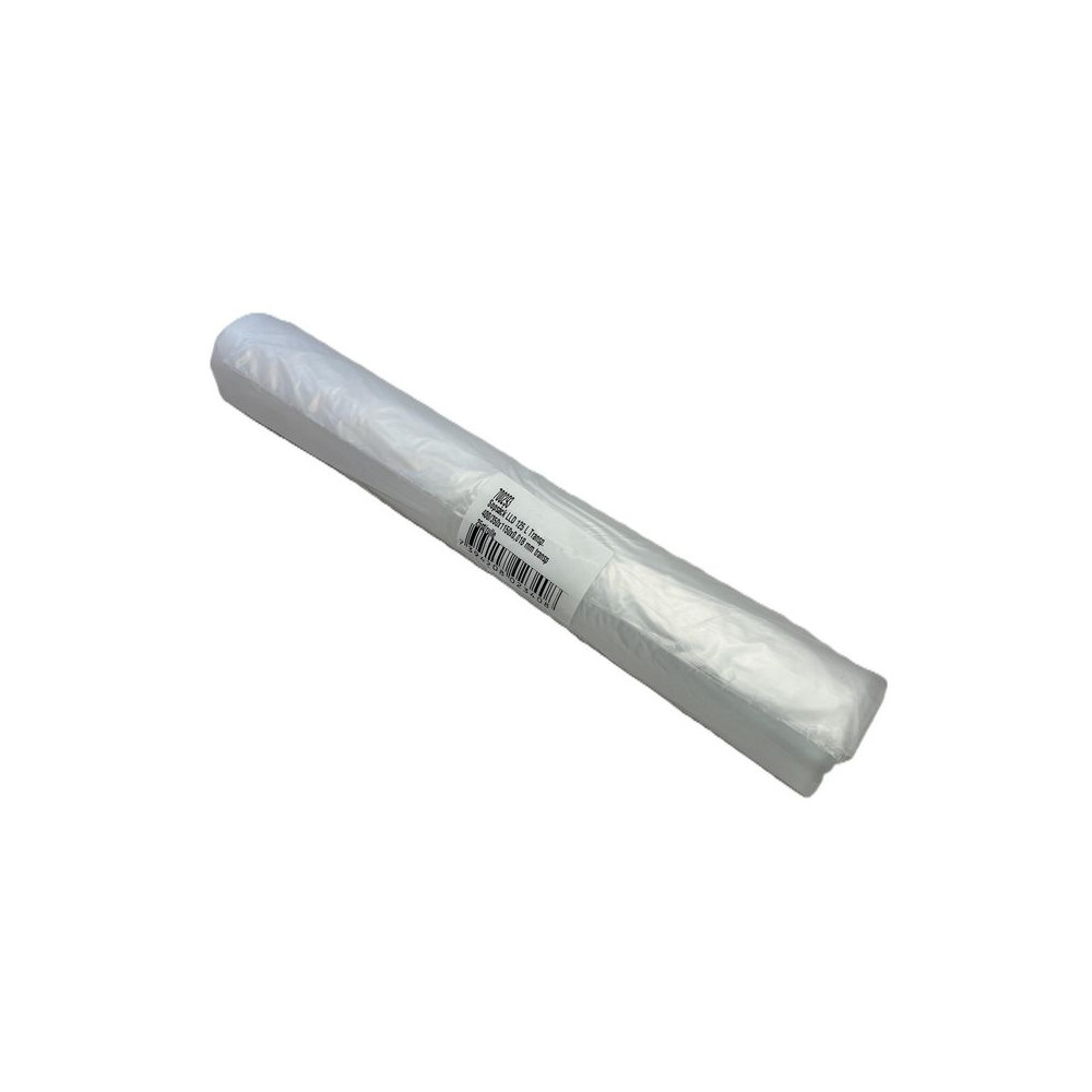 Produktbild för Plastsäck LLD 125L 18my transp 25/rl